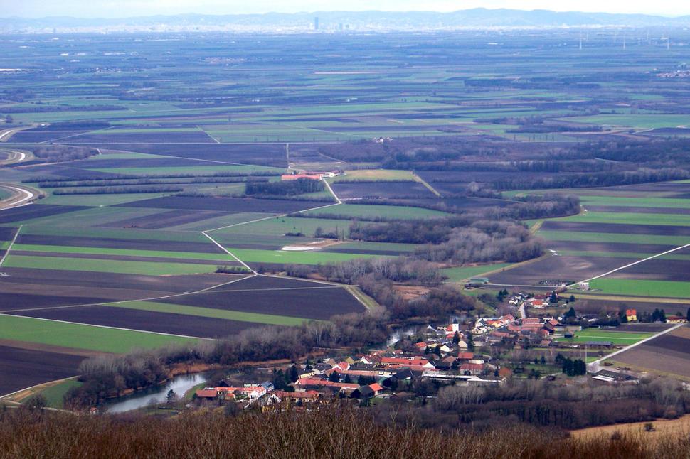 Markthof a v pozadí Viedeň