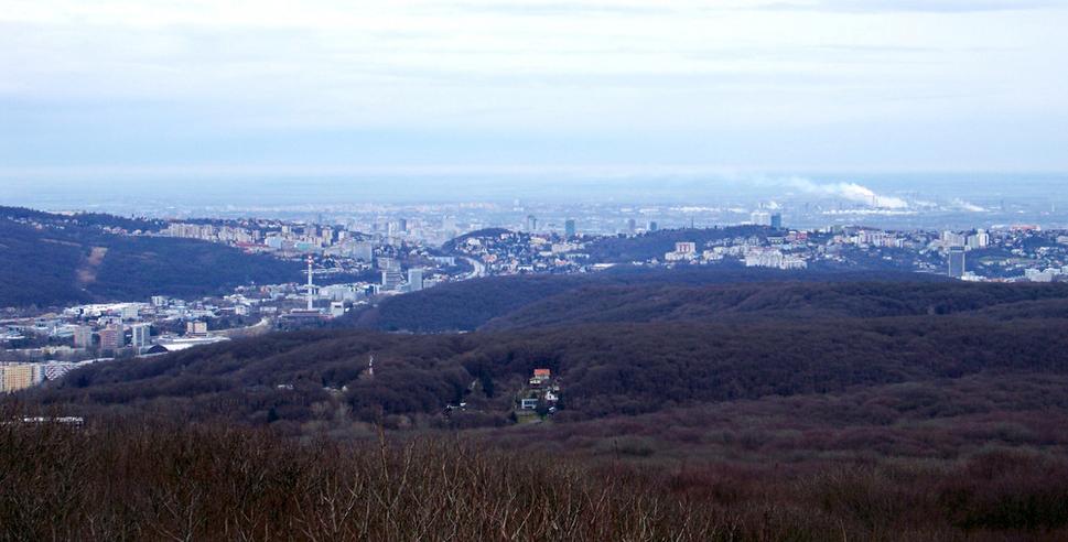 Zľava Dúbravka, Kramáre, Nové mesto, Horský park, Slovnaft a.s.