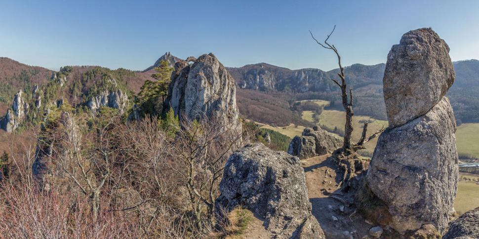 Na vrchole Súľovského hradu
