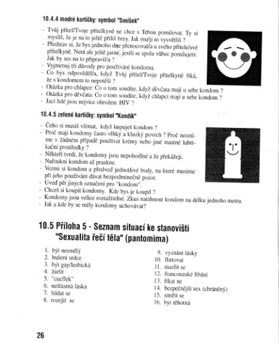 Hrou proti Aids, ČR, panel č. 4