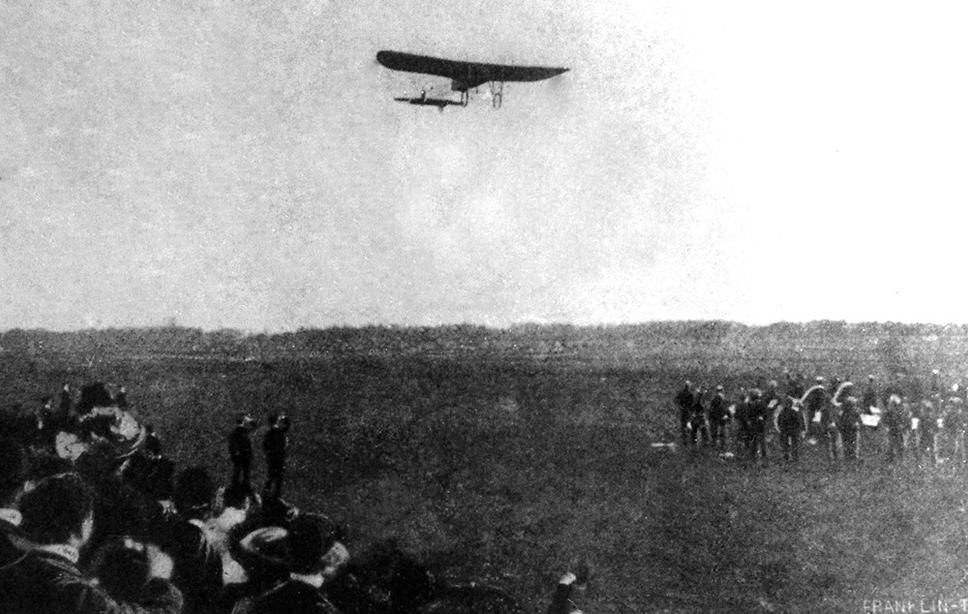Lietadlo vo vzduchu 17. októbra 1909