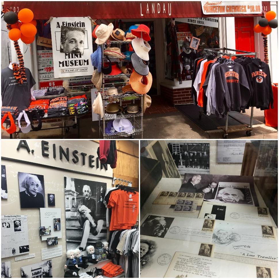 Mini-múzeum Alberta Einsteina v obchode Landau