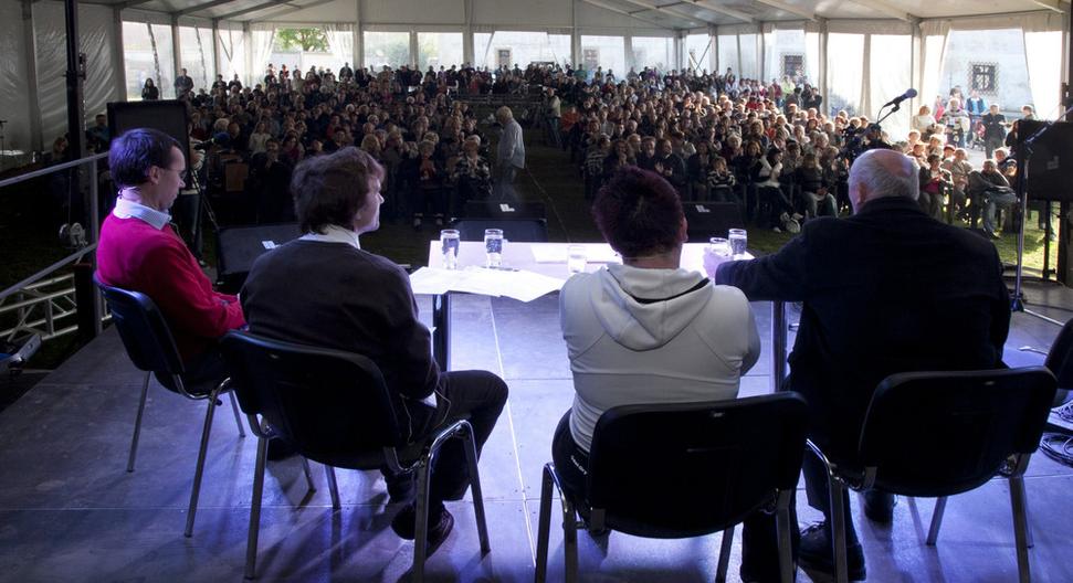 Vanda Tuchyňová a diskusia v Hlohovci