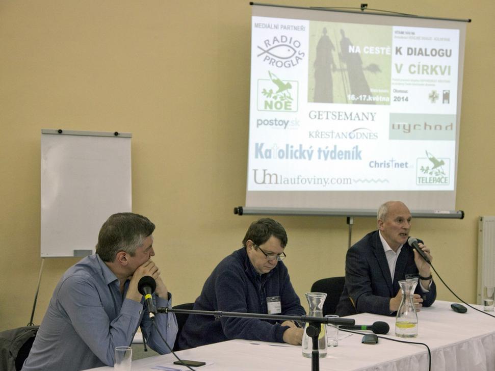 Štefan Hríb, Vojtěch Kodet a František Mikloško. Kolokvium v Olomouci