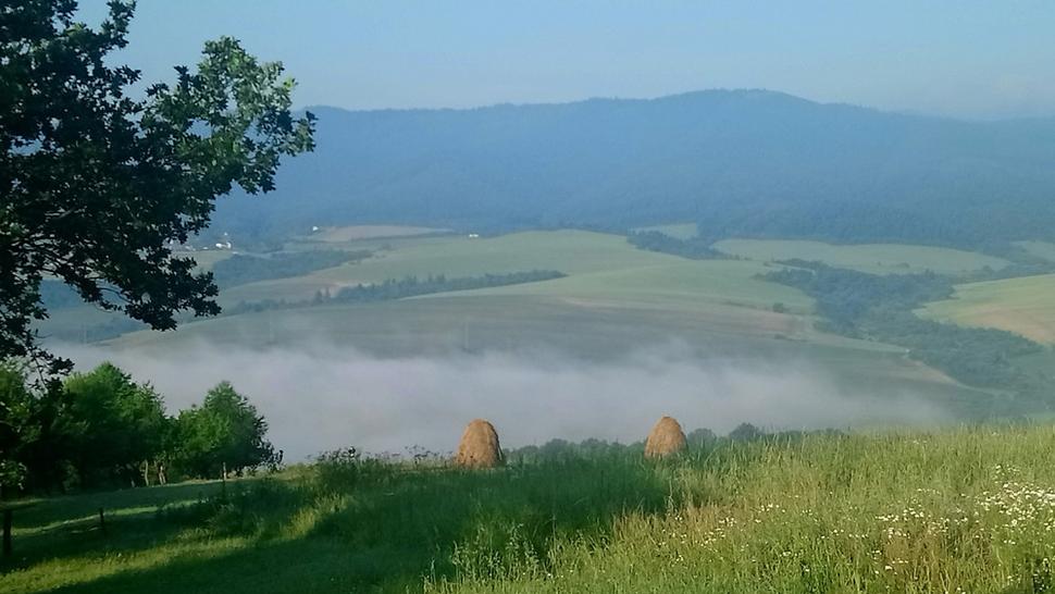 Ustupujúca inverzia pre Čergovom