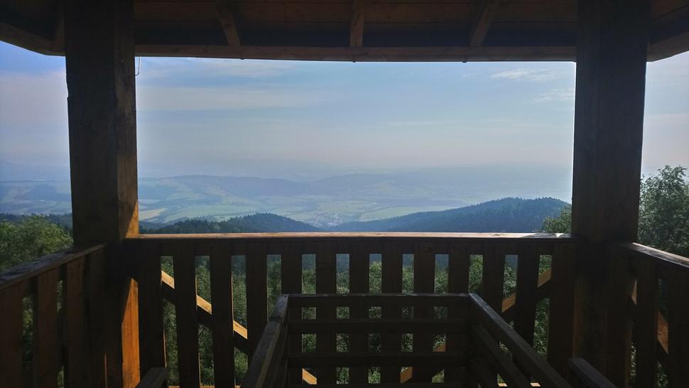 Pohľad z rozhľadne smerom na Hervartov