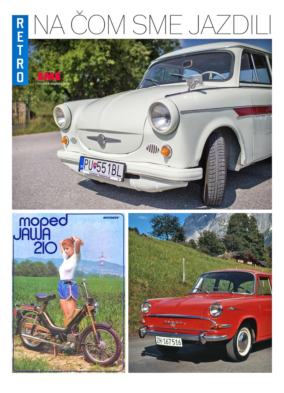 Špeciálna príloha zo seriálu Retro vyjde v SME v stredu 9. augusta.