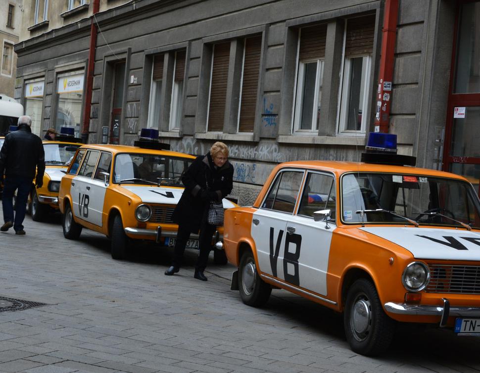 Nástup Pohotovostnej jednotky so sirénami