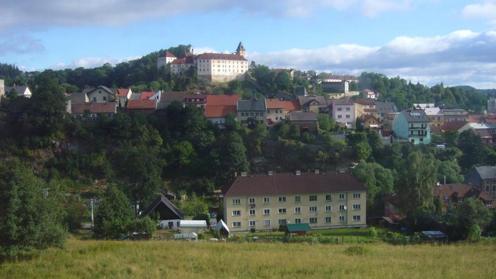 Posledný pohľad na Vimperk
