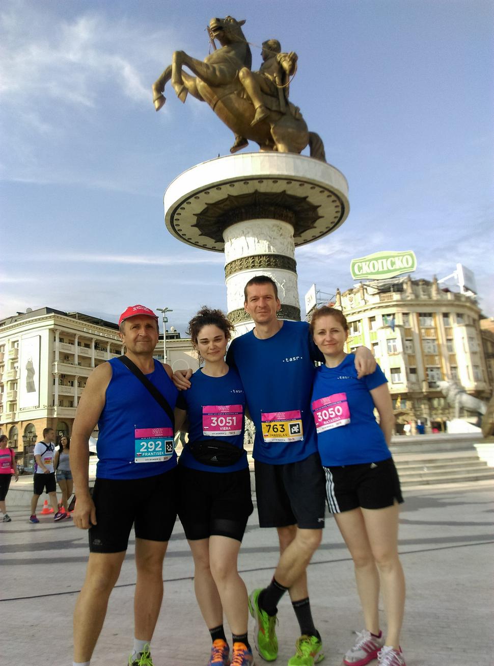 Na pretekoch v Skopje sme boli viacerí Slováci.