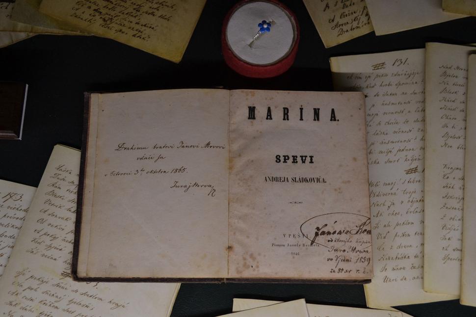 Unikátna knižnica, kde sú uložené Sládkovičove rukopisy a prvé vydanie Maríny
