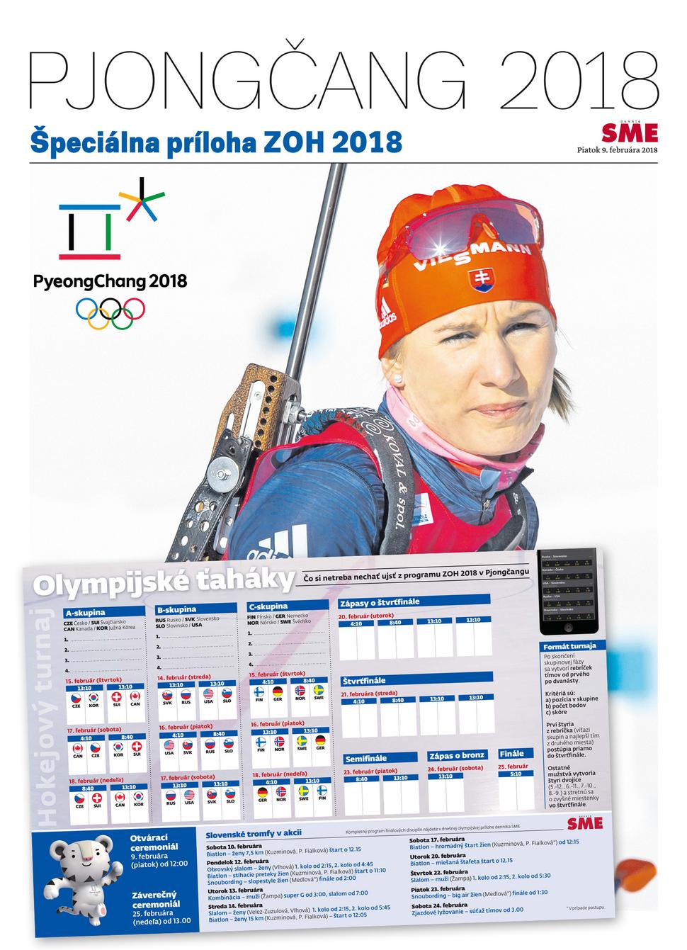 Špeciálna príloha ZOH 2018