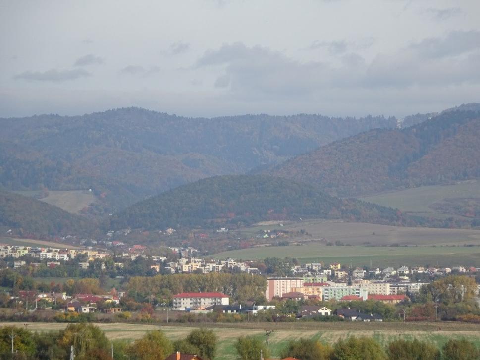 Sabinov s Čergovom v pozadí