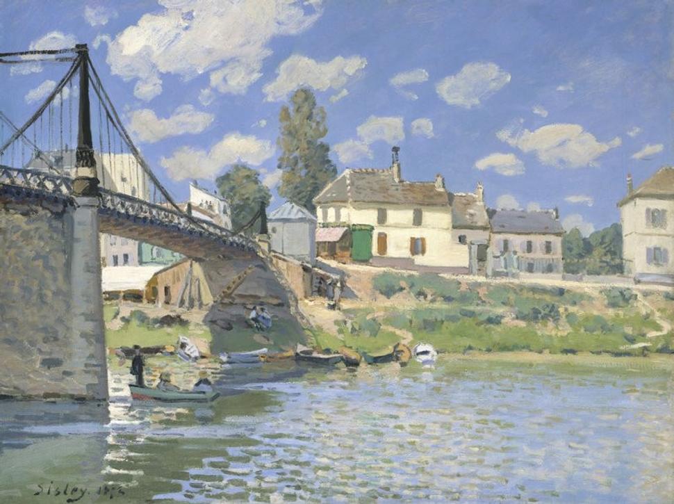 Durand-Ruel kúpil za rok 28 diel od Alfreda Sisleyho, vrátane obrazu The Bridge at Villeneuve-la-Garenne, 1872.
