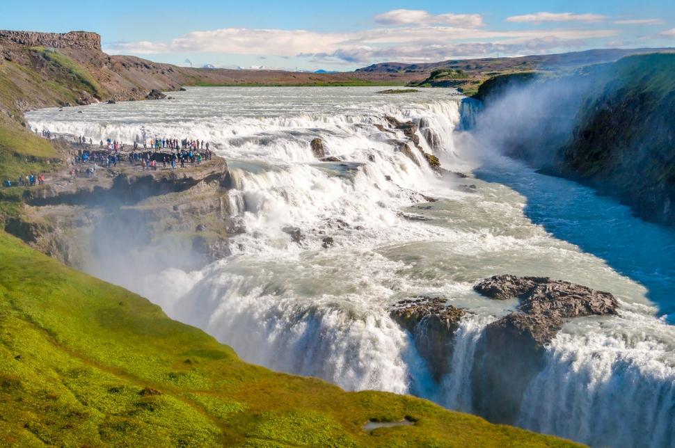 Vodopád Gullfoss