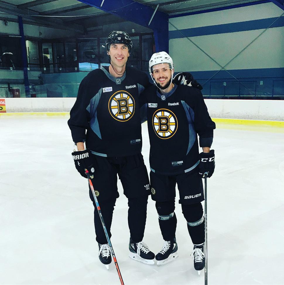 Zdeno Chára s Martinom Bakošom. Zdroj:instagram.com/zeechara33/