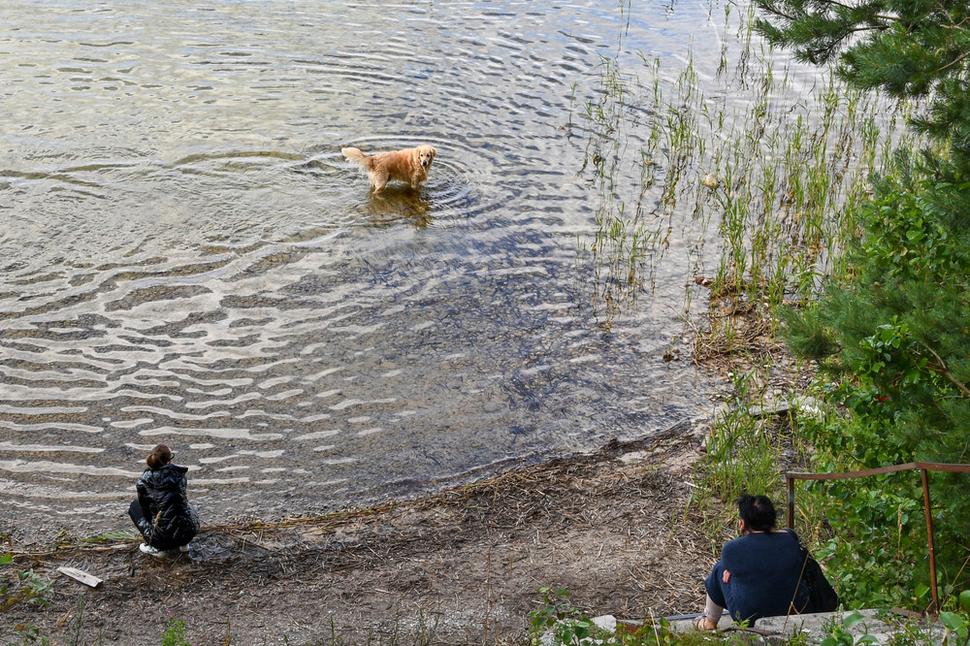Idylka na brehu jazera ukazuje úplne odlišnú tvár života. Komu a načo je potrebné zbrojenie?