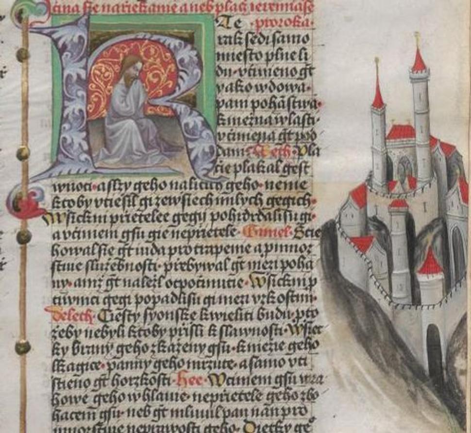 Kniha Plač z českej Biblie Padeřovskej (1435)