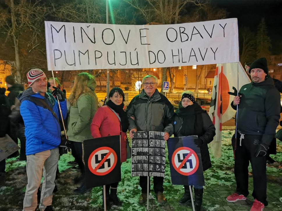 protest Myjava december 2019