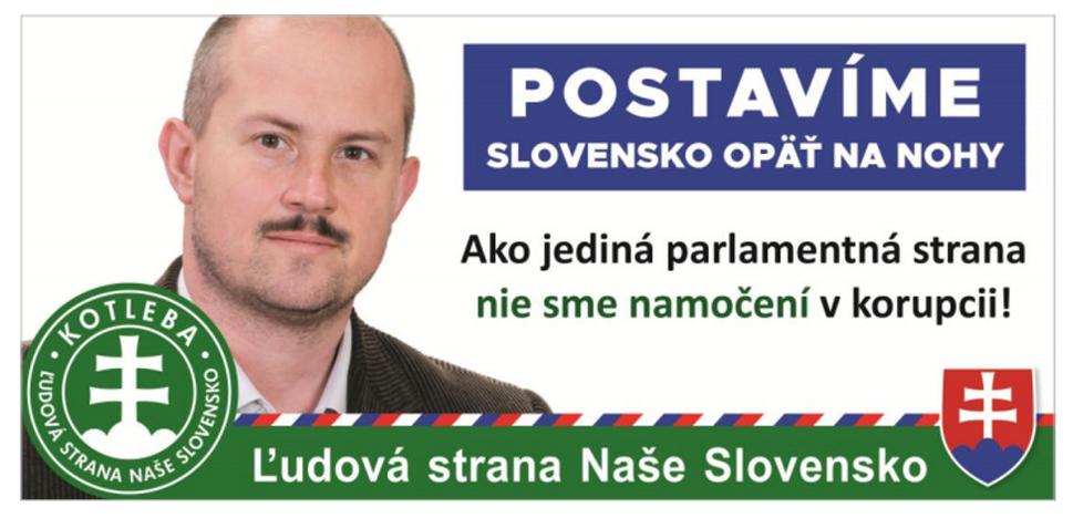 Aktuálny bilbord Kotlebovcov