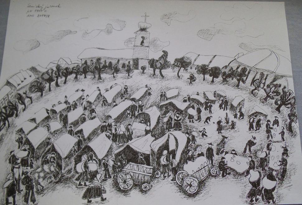 Jarmok v Senici v r. 1900... 2014