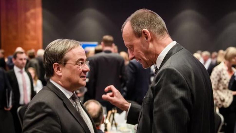 Armin Laschet a Friedrich Merz