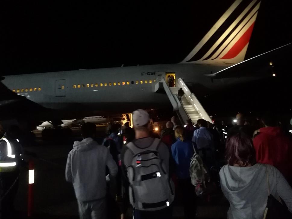Odlet z Antananariva so spoločnosťou Air France