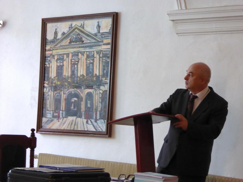 Prítomní si už zvykli na profesionálne spracované prednášky Ing.Miroslava Gereca