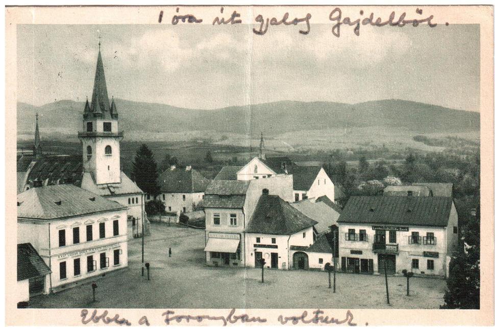 Pohľadnica z Nemeckého Pravna. 15. júla 1930