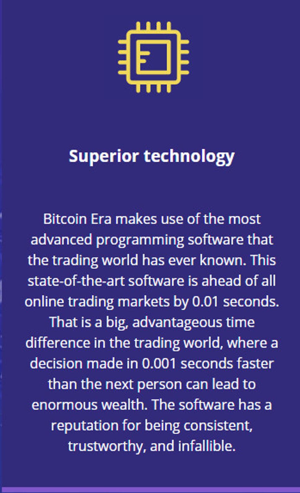 Bitcoin Era sa pýši údajne najlepším a najodporúčanejším programom na investovanie, ktorý obchodný svet kedy videl.
