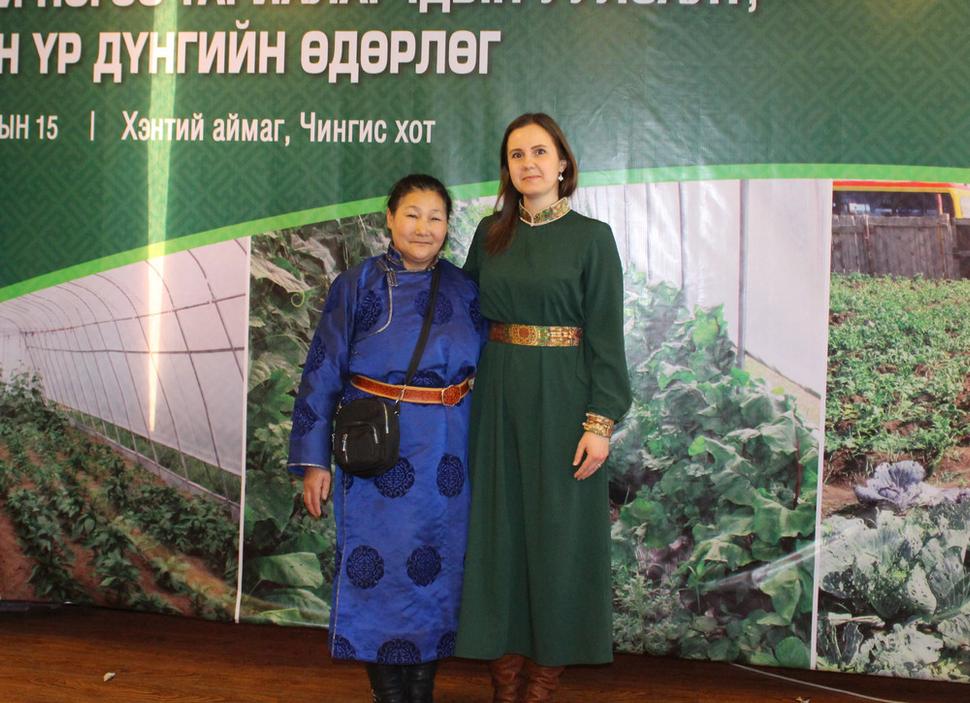 Farmárka z Khentii provincie