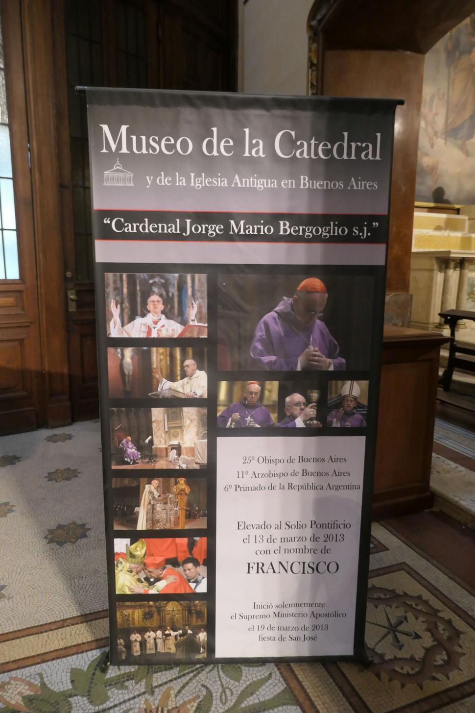 Múzeum venované pápežovi Františkovi v katedrále