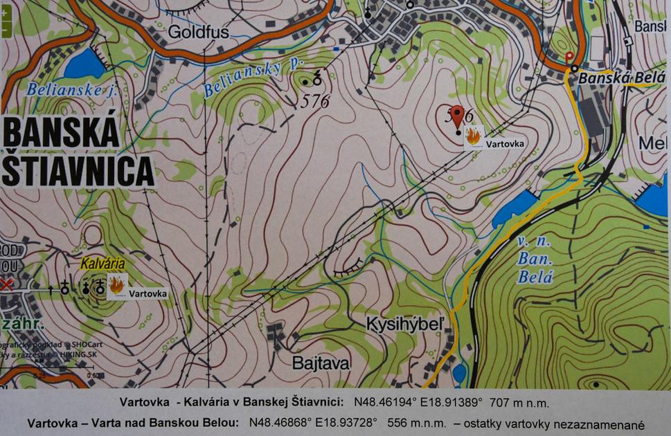 Banská Belá mala okrem strážnikov vo veži kostola stálu strážnu službu aj na vrchu Varta. Signál o nebezpečenstve sa sem dostával, z Tanádu, Kalvárie a z hradu Glanzenberg. Je potrebný prieskum tejto lokality.