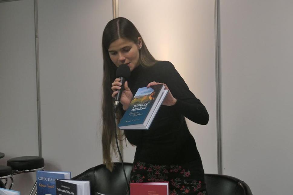 Krátke predstavenie Pútnických impresií Európou a Ruskom na knižnom veľtrhu Bibliotéka v Bratislave koncom roka 2019