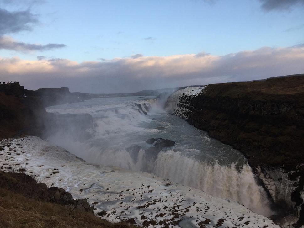 Vodopád Gullfoss