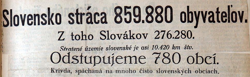 Titulok novinového článku vlepeného do kroniky Brezničky
