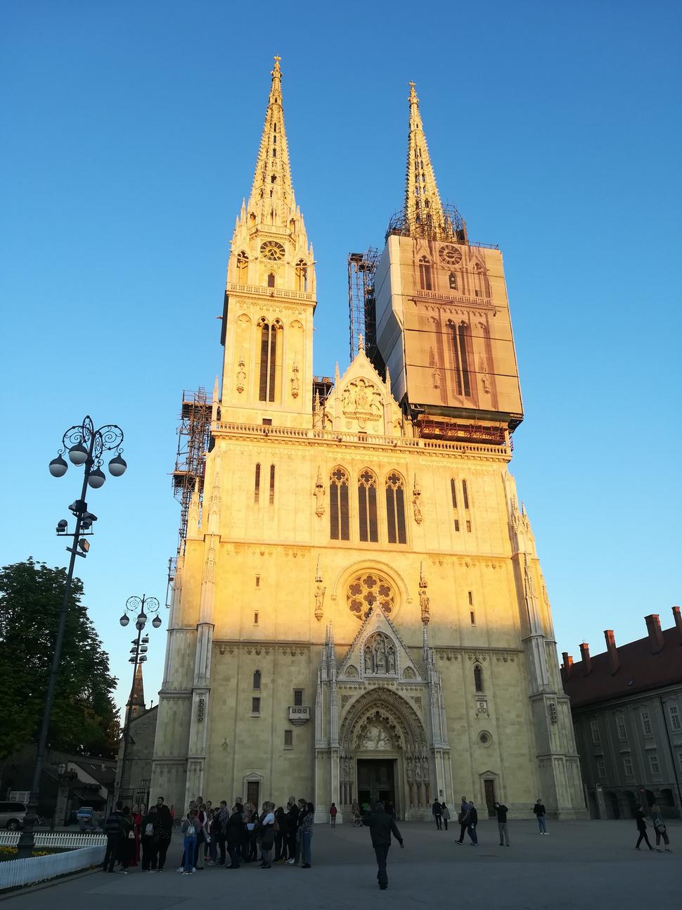 Zagreb Cathedral - momentálne v rekonštrukcii
