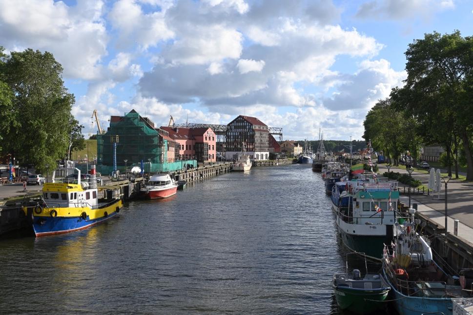 Klaipeda a jej kanál