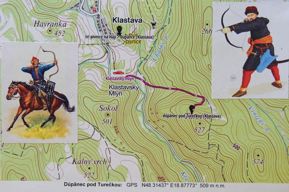 Prístup - K dúpäncu sa dá dostať cez Baďan, alebo od Ladzian. Autom sa dostanete k bývalému mlynu v Klastave, potom sa vydáte pešo do kopca k dúpäncu.
