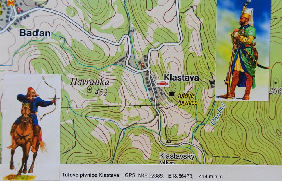 Prístup - Autom sa dostanete až k cintorínu v osade Klastava. K tufovým pivniciam je to odtiaľ necelých 100 metrov.