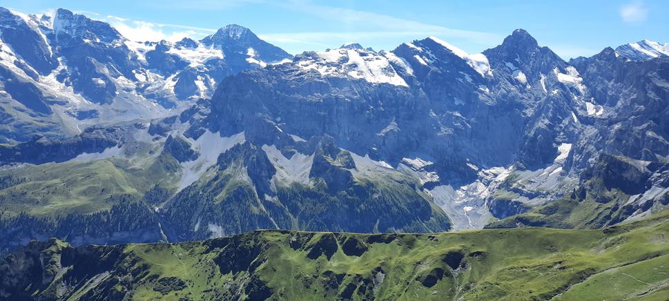 Panoramatický výhľad zo Schilthornu