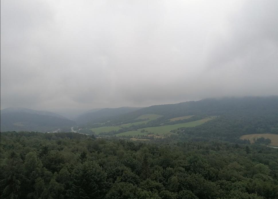 výhľad z veže