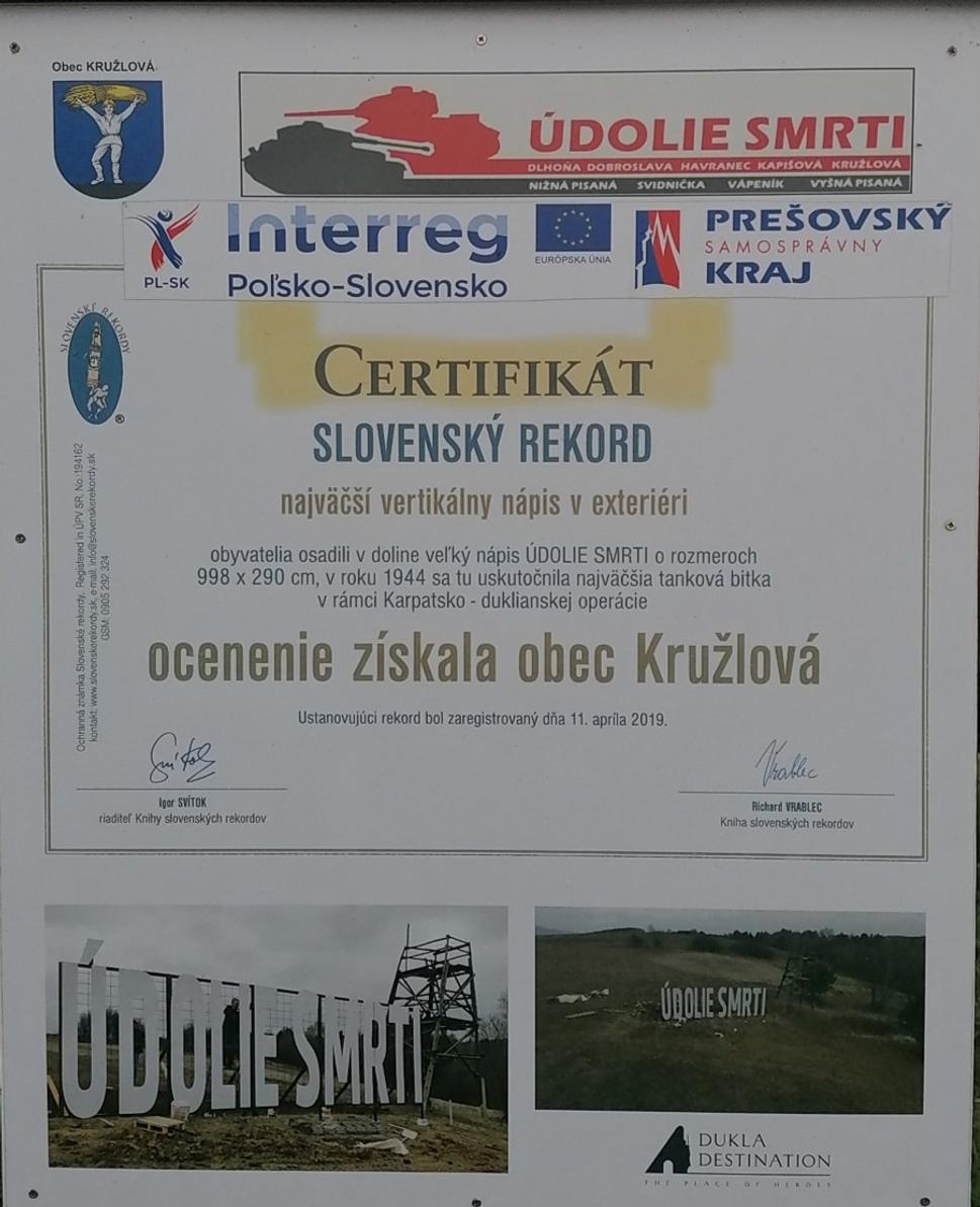 zaujímavý certifikát