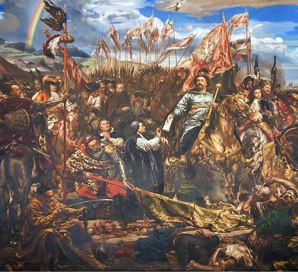 Poľský kráľ Ján III. Sobiesky po víťazstve nad Turkami pri Viedni napísal dopisy pápežovi a vládcom Európy inšpirujúc sa Júliusom Cézarom, "Prišli sme, uvideli sme, Boh zvíťazil".