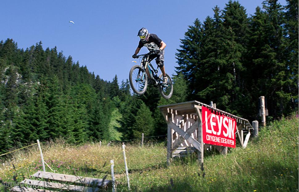 Terén pre horské bicykle, Leysin