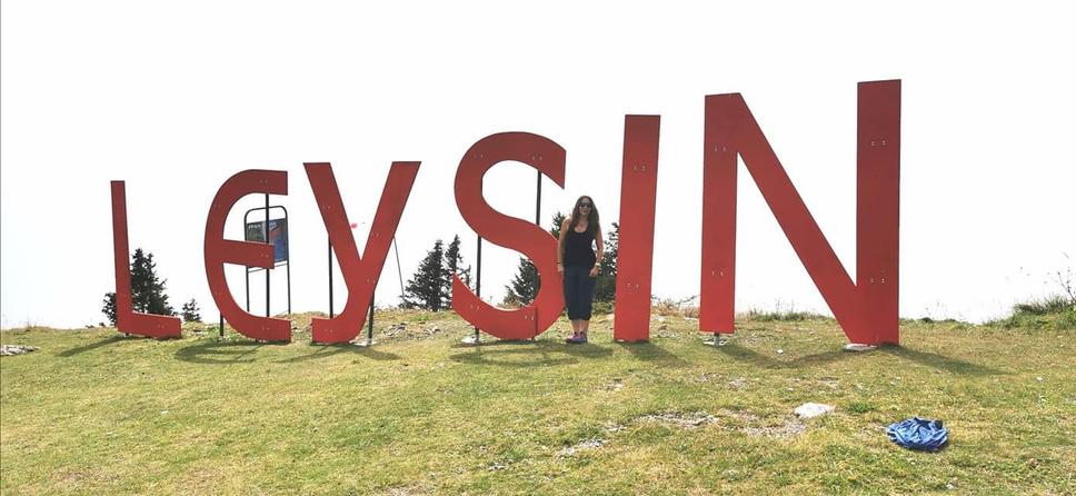 Na vrchole hory La Berneuse, Leysin