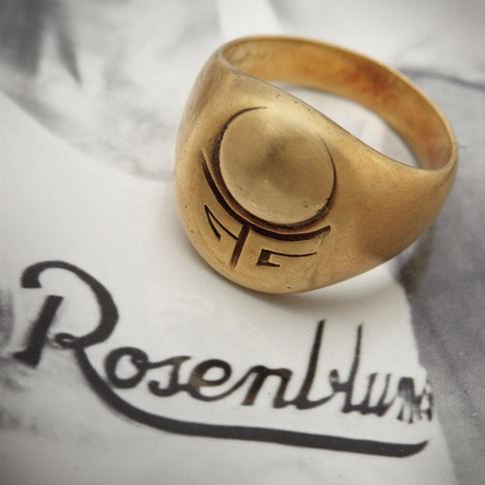 Dres Rosenblums a majstrovský prsteň z roku 1930
