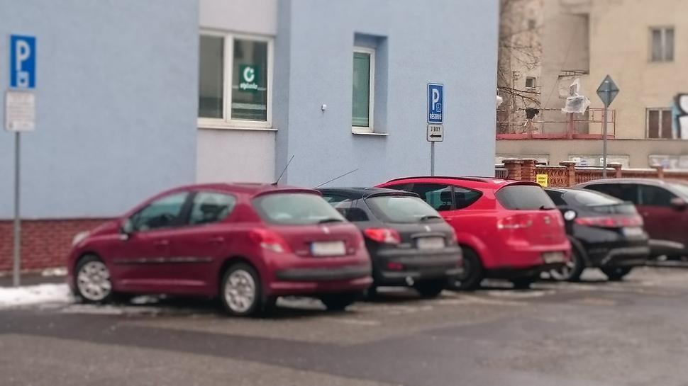 "Parkovací Jam" na ťzp Réservé miestach v Košiciach