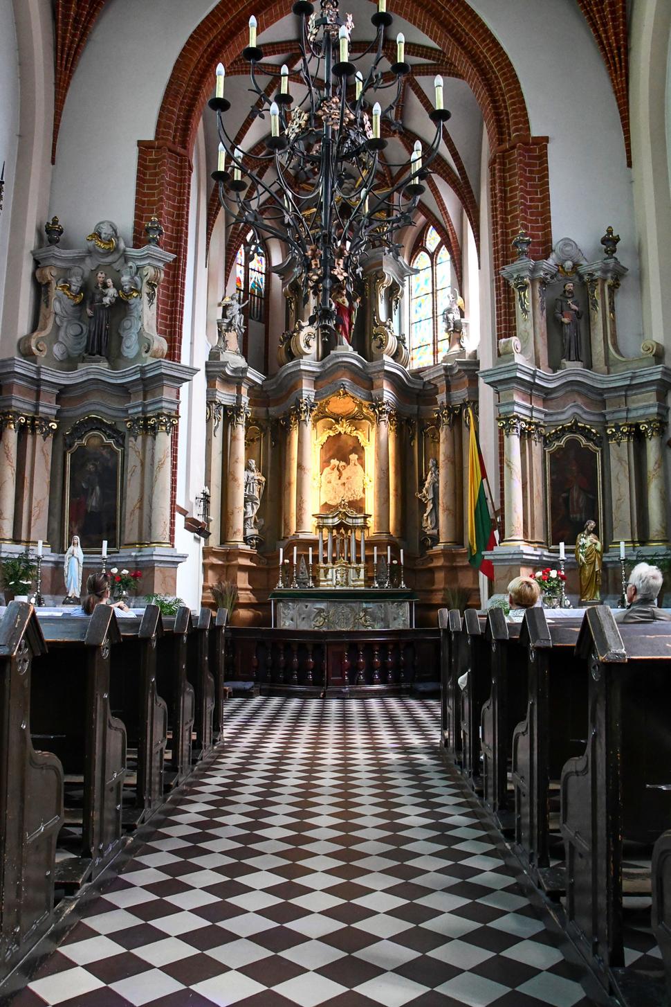 Gotický interiér Kostola sv. Anny.