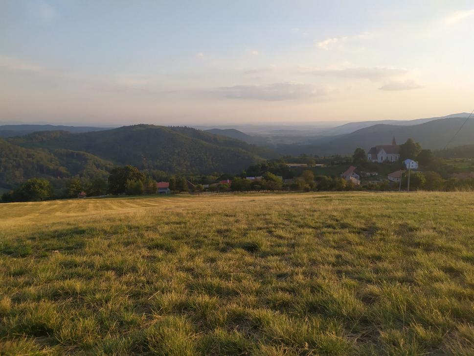 Obec Vysoká v Štiavnických vrchoch.